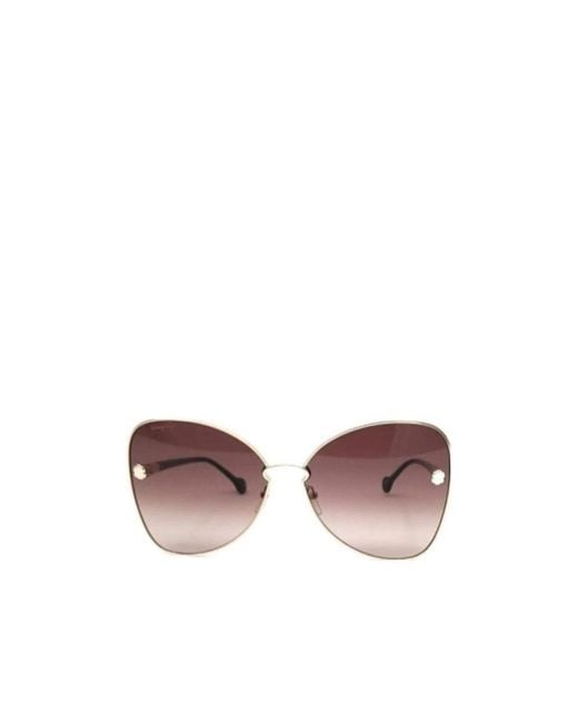 Ferragamo Pink Logo Sunglasses