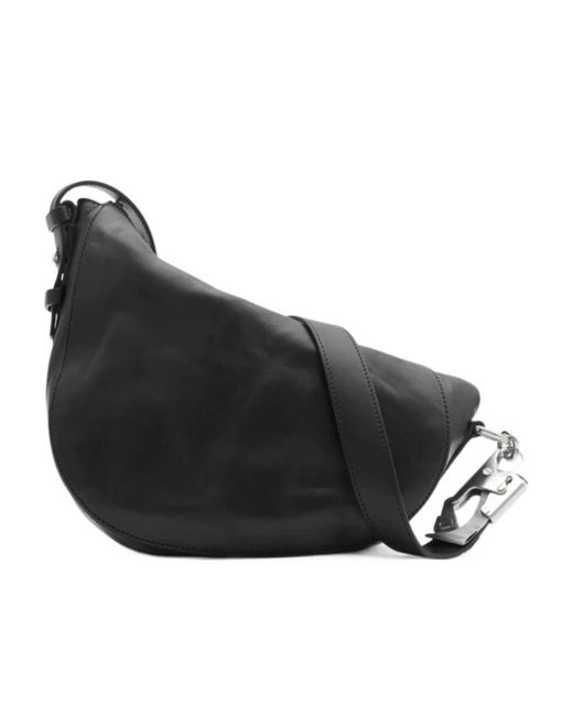 Burberry Black Knight Small Leather Shoulder Bag
