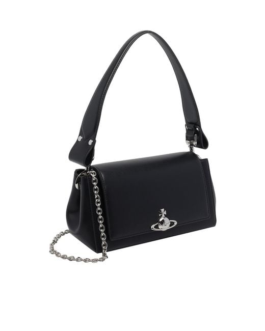 Vivienne Westwood Black Hazel Medium Handbag