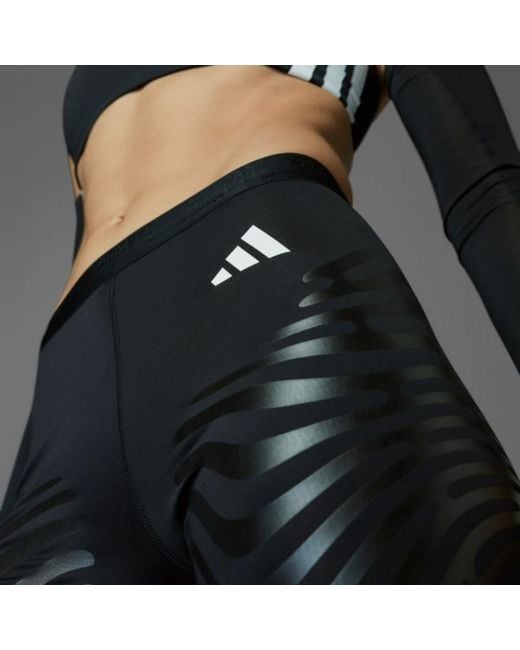 Adidas Black Originals Adizero Control Running Short Leggings