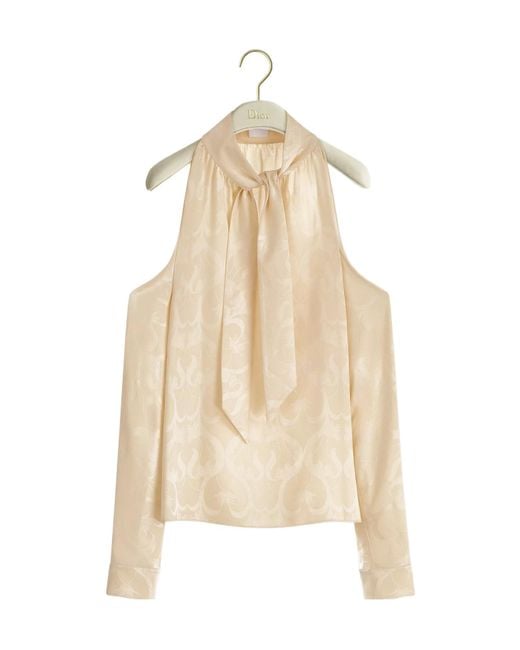 Dior Natural Shoulder-Baring Blouse