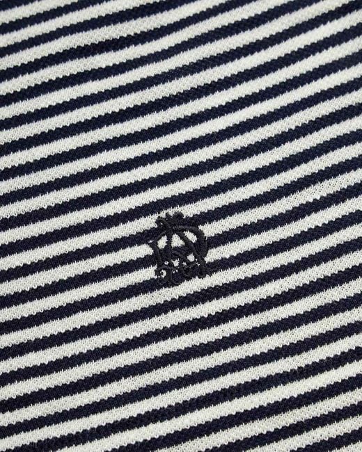 Dunhill Gray Striped Long-Sleeved T-Shirt for men