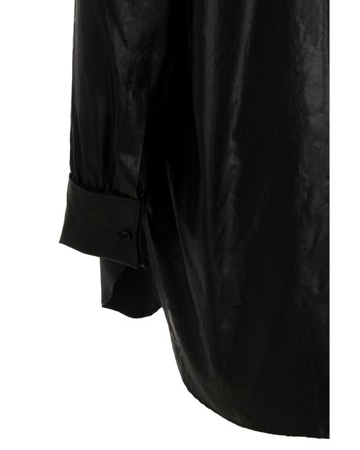 Maison Margiela Black Buttoned Long-Sleeved Shirt