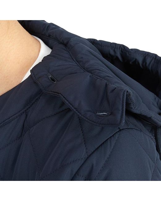 Weekend by Maxmara Blue Buttoned Drawstring Coat
