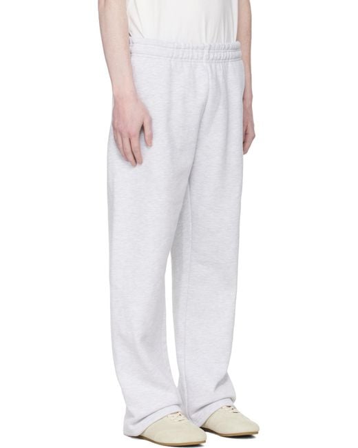 Entire studios White Elastic Waist Sports Pants for men