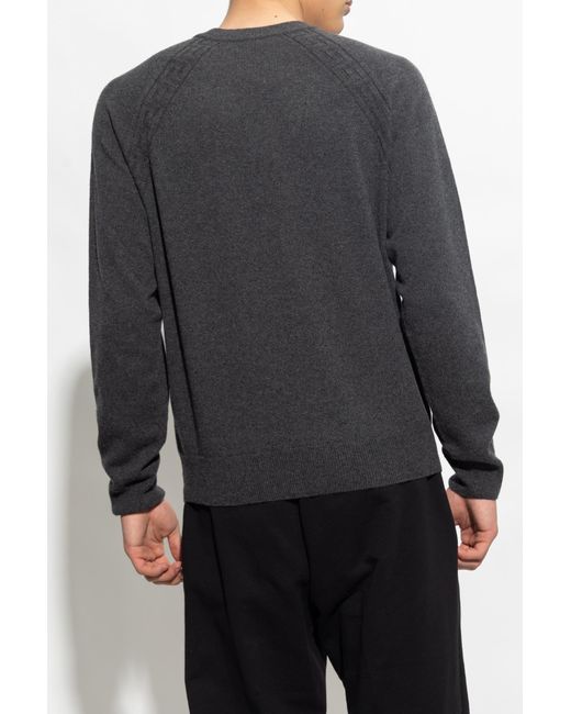 Versace Gray Greca Crewneck Jumper for men