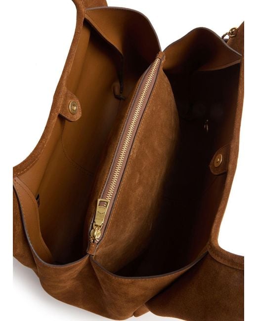 COACH Brown Lana Shoulder Bag