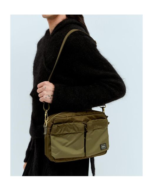 Porter-Yoshida and Co Green Messenger Bag