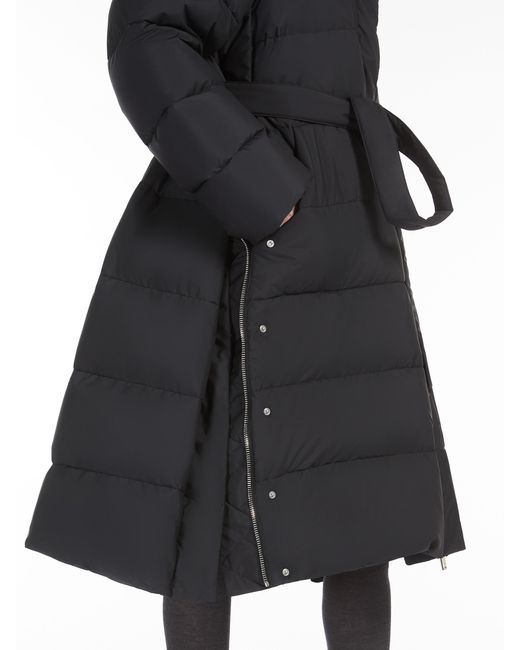 Sportmax Black Barbian Belted High Neck Jacket