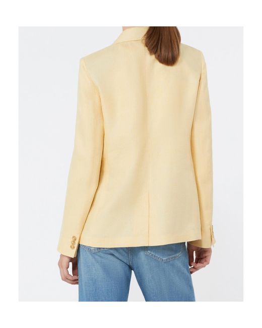 Weekend by Maxmara Natural Wkdnalut Single-Breasted Blazer