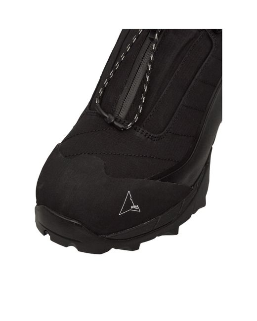 Roa Black Round-Toe Sneakers for men