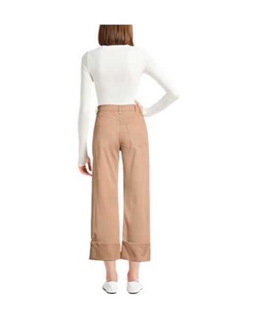 Max Mara Natural Simple Straight-Leg Trousers