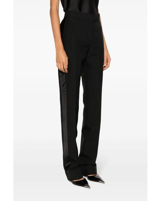 Tom Ford Black High-Waist Straight-Leg Trousers
