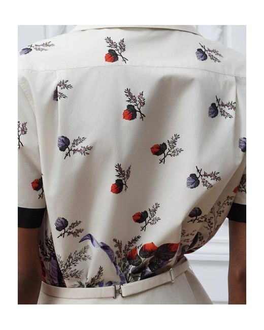 Dior White Blouse Met Korte Mouwen