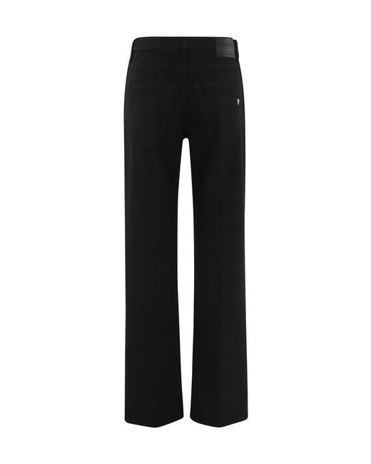 Dondup Black Straight-Leg Jeans