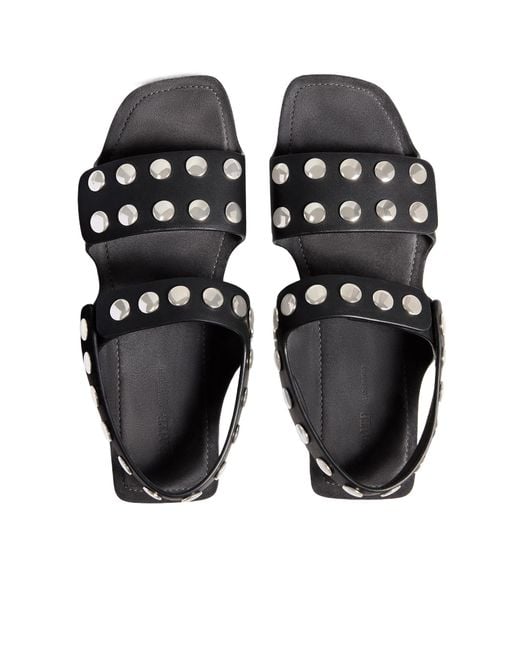 Khaite Black Boden Sandals