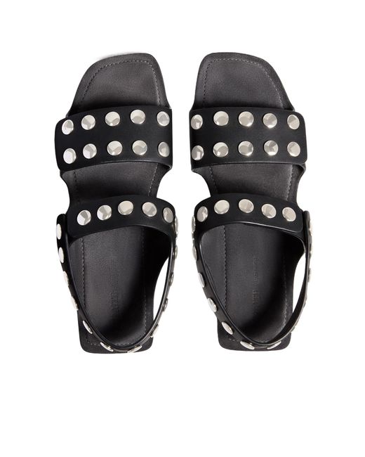 Khaite Black Leather With Studs
