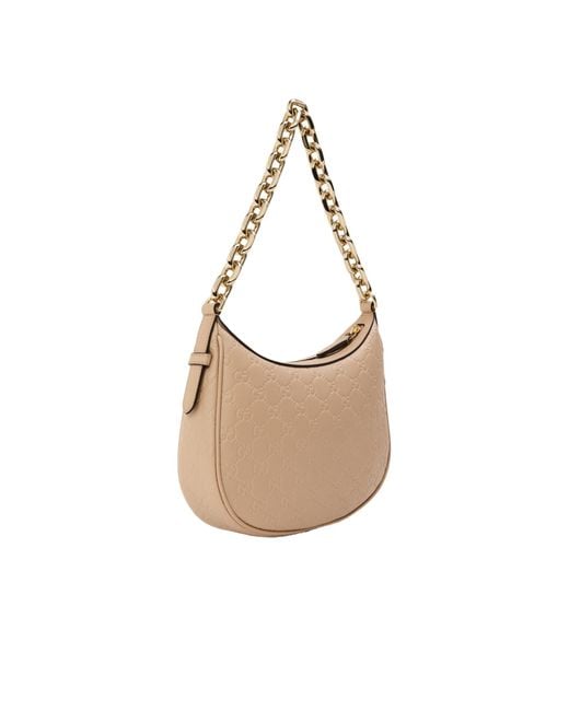 Gucci Natural Leather Hobo Bag