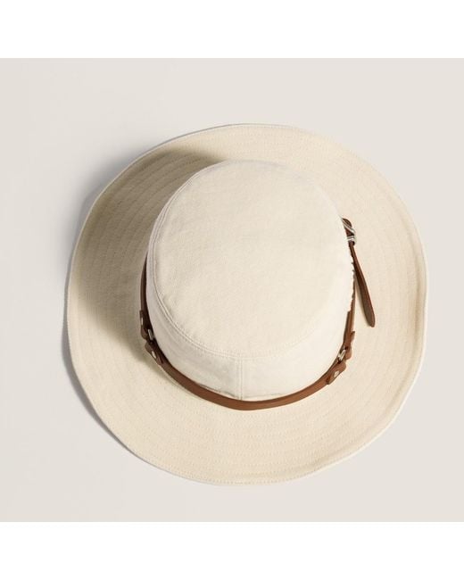 Miu Miu White Drill Hat
