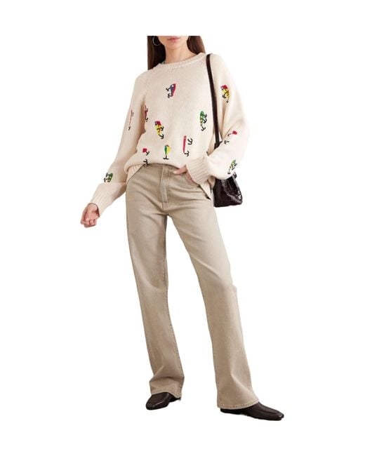 Mother Natural Mid-Rise Straight-Leg Jeans