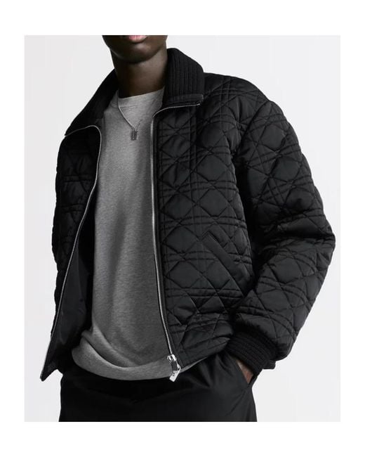 Dior Black Long-Sleeved Casual Jacket for men