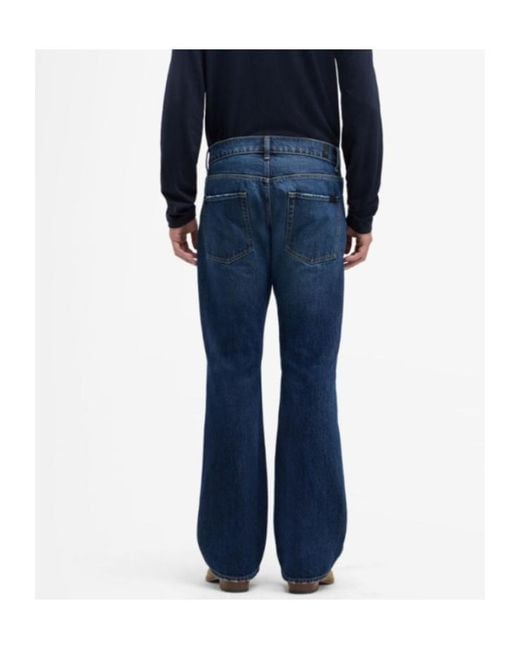 7 For All Mankind Blue The Bootcut Jeans for men
