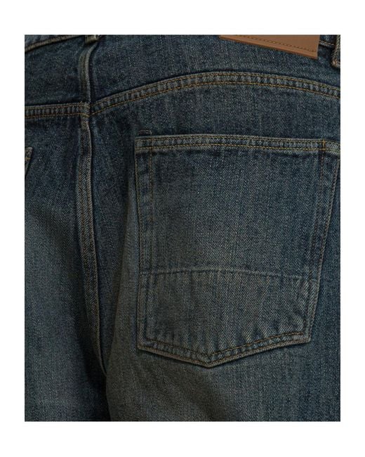 Our Legacy Gray Third Cut Straight Jeans for men
