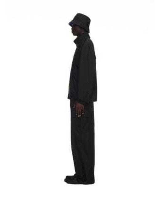 Off-White c/o Virgil Abloh Black Mid-Rise Straight Leg Trousers for men