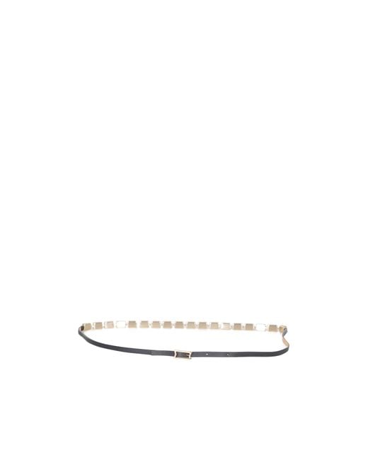 Max Mara White Mxafumante Jewel-Detail Belt
