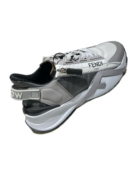Fendi Multicolor Flow Low-Top Sneakers