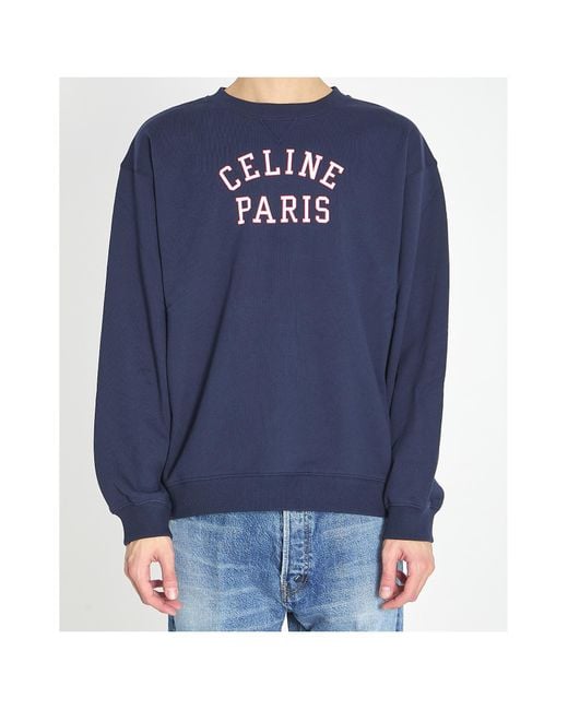 Céline Blue Sweatshirt for men