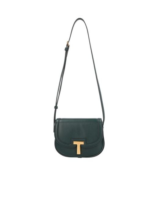 Tom Ford White Mini Flap Shoulder Bag