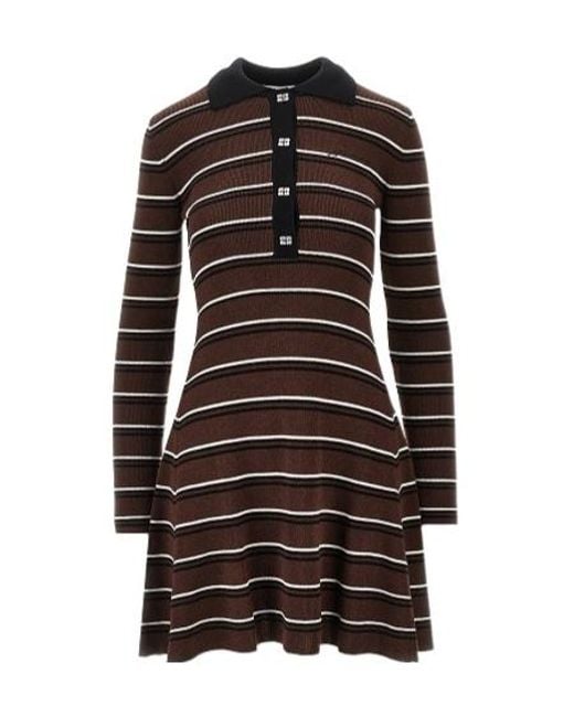 Ganni Black Polo Dress