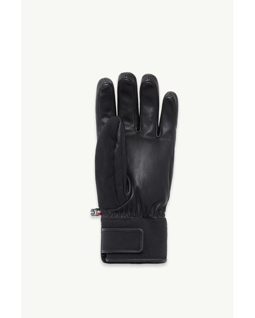 Moncler Black Grenoble Padded Gloves for men