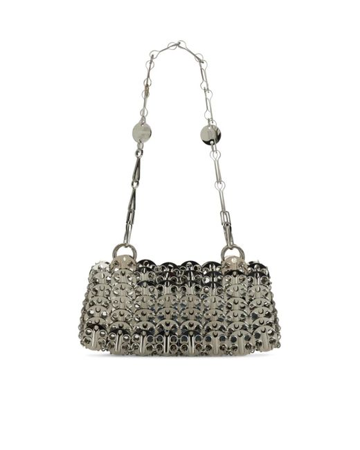 Rabanne White Rabanne Chainmail Shoulder Bag