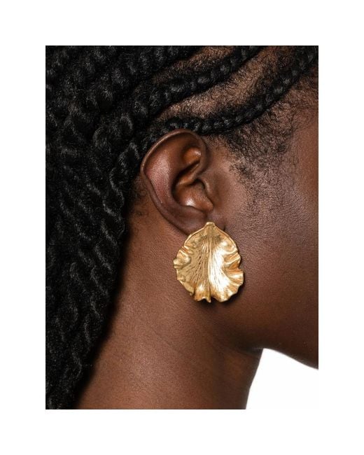Cult Gaia Metallic Irregular Earrings