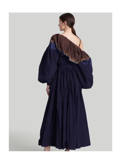 Altuzarra Purple Pleated Dress