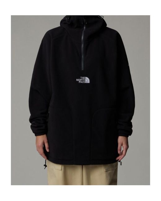 The North Face Black Shearling Hooded Jacket for men
