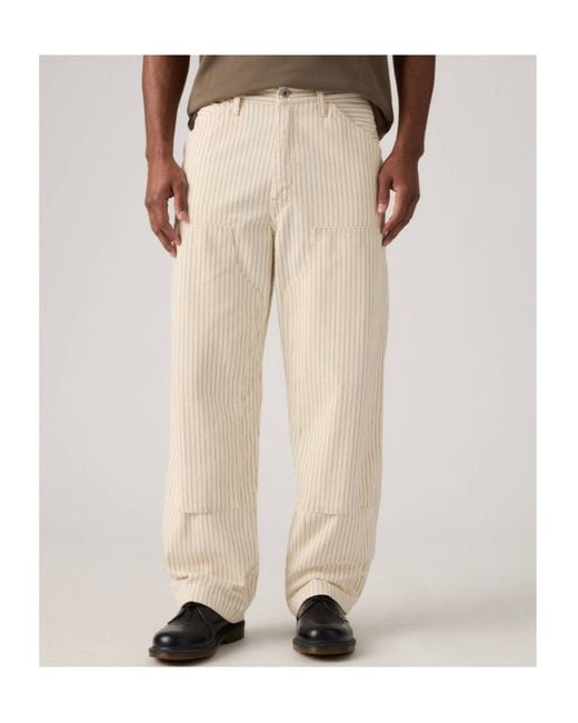 Levi's Natural 568 Loose Straight Double-Knee Carpenter Pants for men