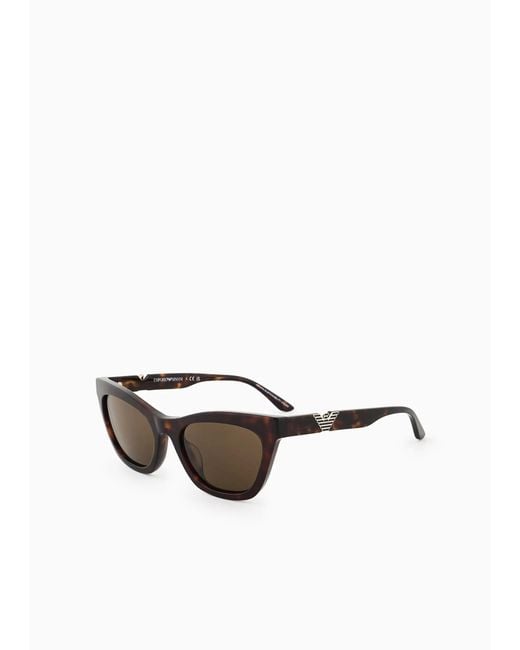 Emporio Armani Multicolor Cat-Eye Frame Sunglasses