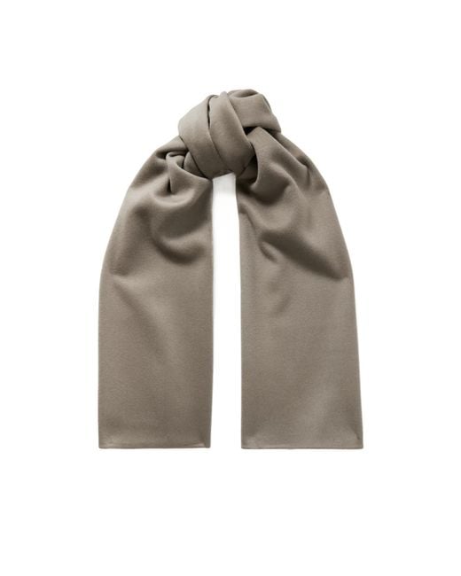 TOVE Gray Suri Wool Blend Felt Scarf