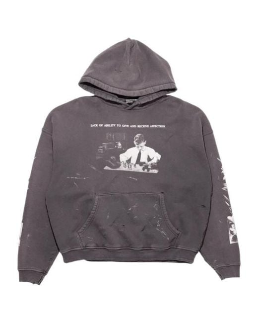 Enfants Riches Deprimes Gray Enfants Riches Déprimés Long Sleeve Graphic Hoodie for men