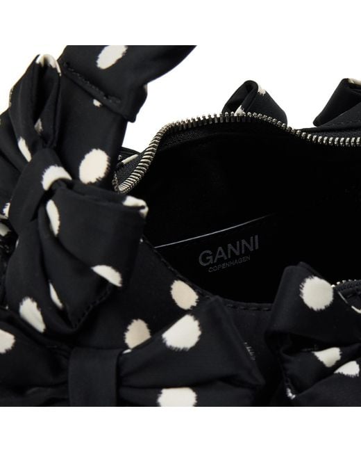 Ganni Black Simple Handbag for men