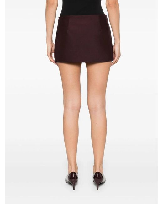 Khaite Purple Mini Skirt