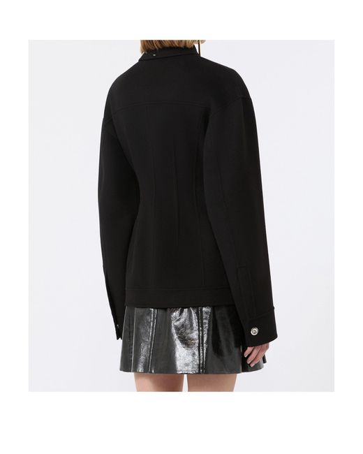 Sportmax Black Spxarena Sculpted Tailored Jacket