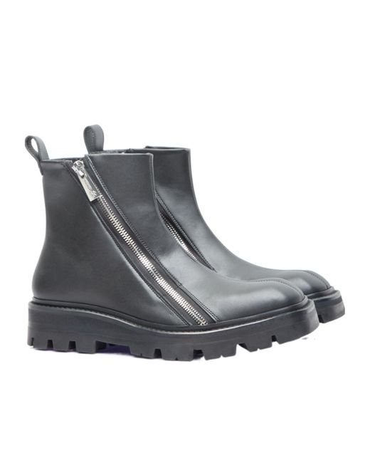 GmbH Gray Selim Combat Boots for men