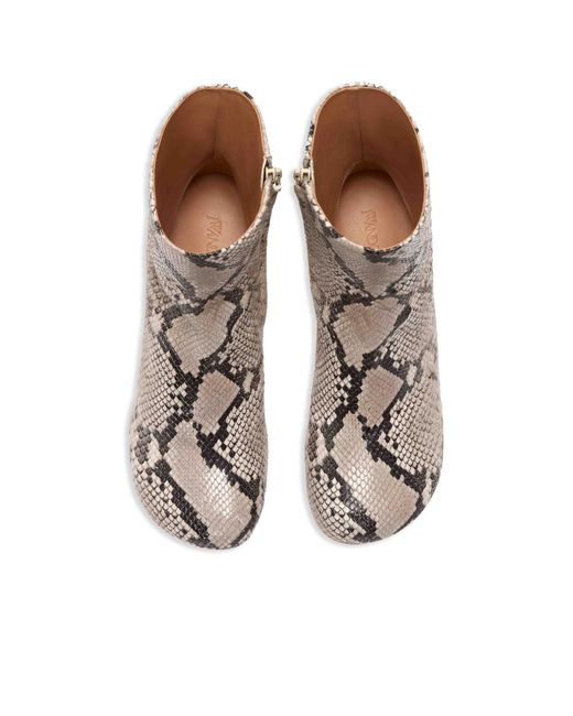 J.W. Anderson Brown Round-Headed High Heels