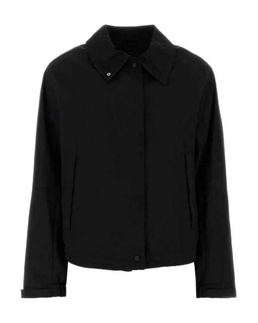Herno Black Laminar Classic Long Sleeved Jacket