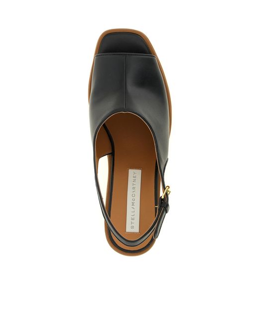 Stella McCartney Blue Sneak-Elyse Platform Heeled Sandals