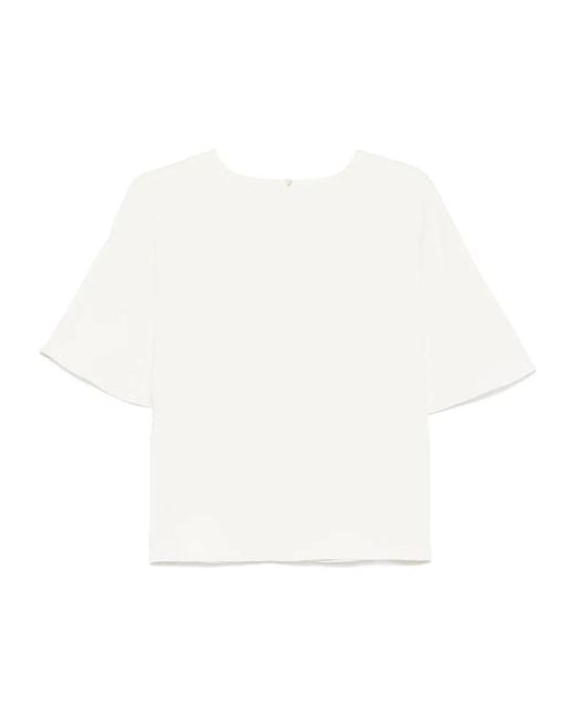 P.A.R.O.S.H. White Slit Detailed Top